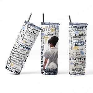20oz Insulated Tumbler, Inspirational, Cute, Nursing, Medical